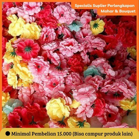 BUNGA SUYOK / BUNGA MAWAR KUNCUP / BUNGA PAPAN WARNA WARNI / pc