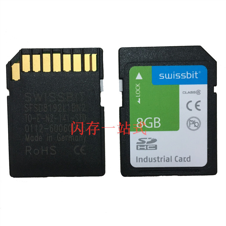 IRH Jerman Swissbit SD 8G Kartu SD Industri 8Gb SLC Sfsd8192 Peralatan Kontrol Industri Kartu Memori