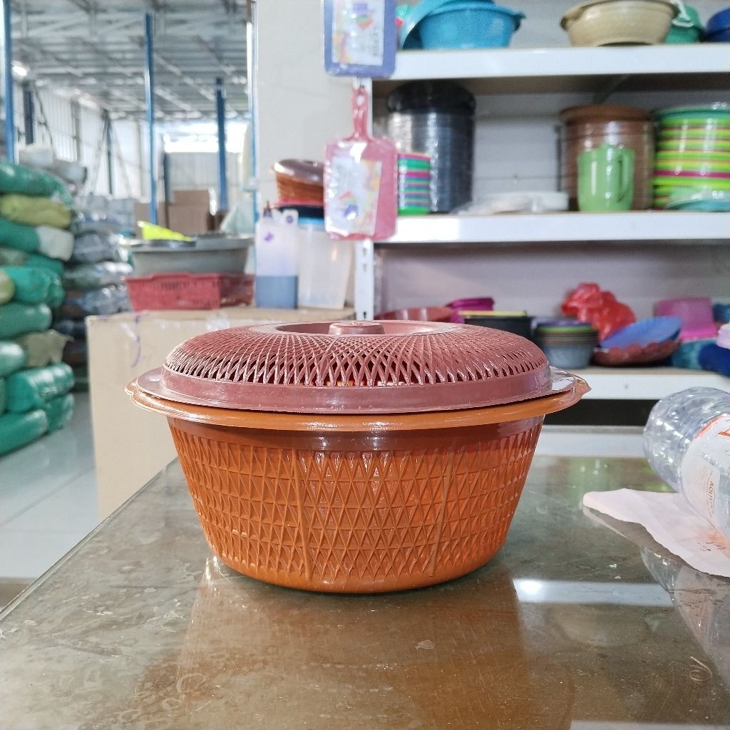 WAKUL TUTUP MOCCA - BESEK NASI HAJATAN TUTUP - WAKUL TUTUP BERKATAN PLASTIK TEBAL