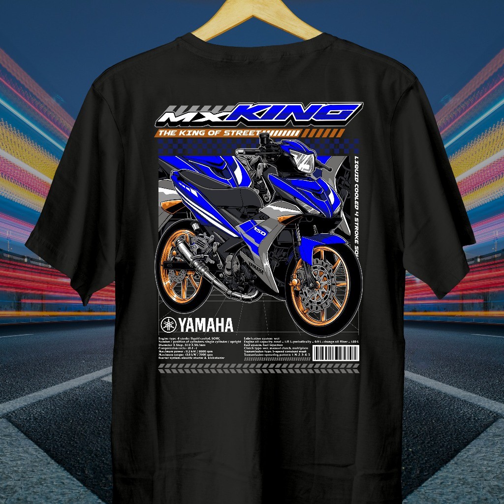 Kaos Motor MX King 150 Street // Kaos MXKING // Kaos Jupiter MX KING // Kaos MX KING // Baju MXKING 