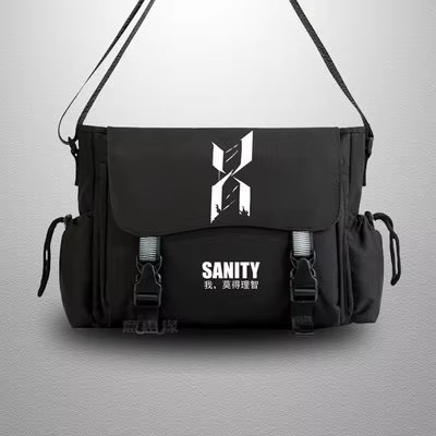 Game Arknights Amiya Messenger Bag Casual Cosplay Student Cover Power Rhodes Shoulder Bag For Men Te