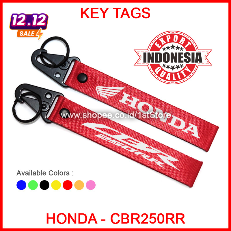 GANTUNGAN KUNCI HONDA CBR250RR PREMIUM LOGO KEYCHAIN HIGH QUALITY SEPEDA MOTOR AKSESORIS VARIASI MOD