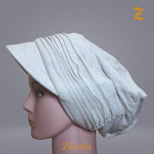 TREND FASHION_[ Mall ] Turban Ciput Instan Polos Topi Dewasa Kaos Waffle  Terbaru By Snada Mode Pet 