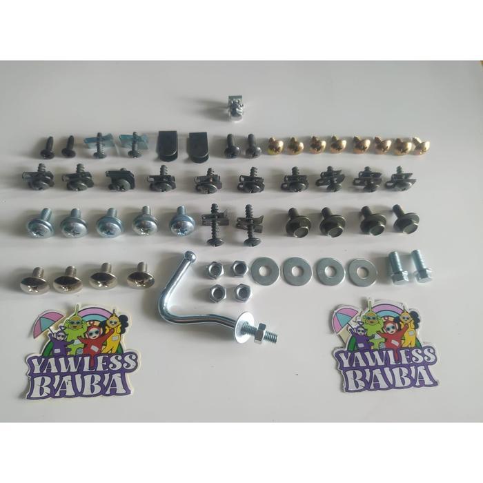 Promo bisa cod BISA COD paket Baut Baud Full Body Shogun 125 - BATOK PALA