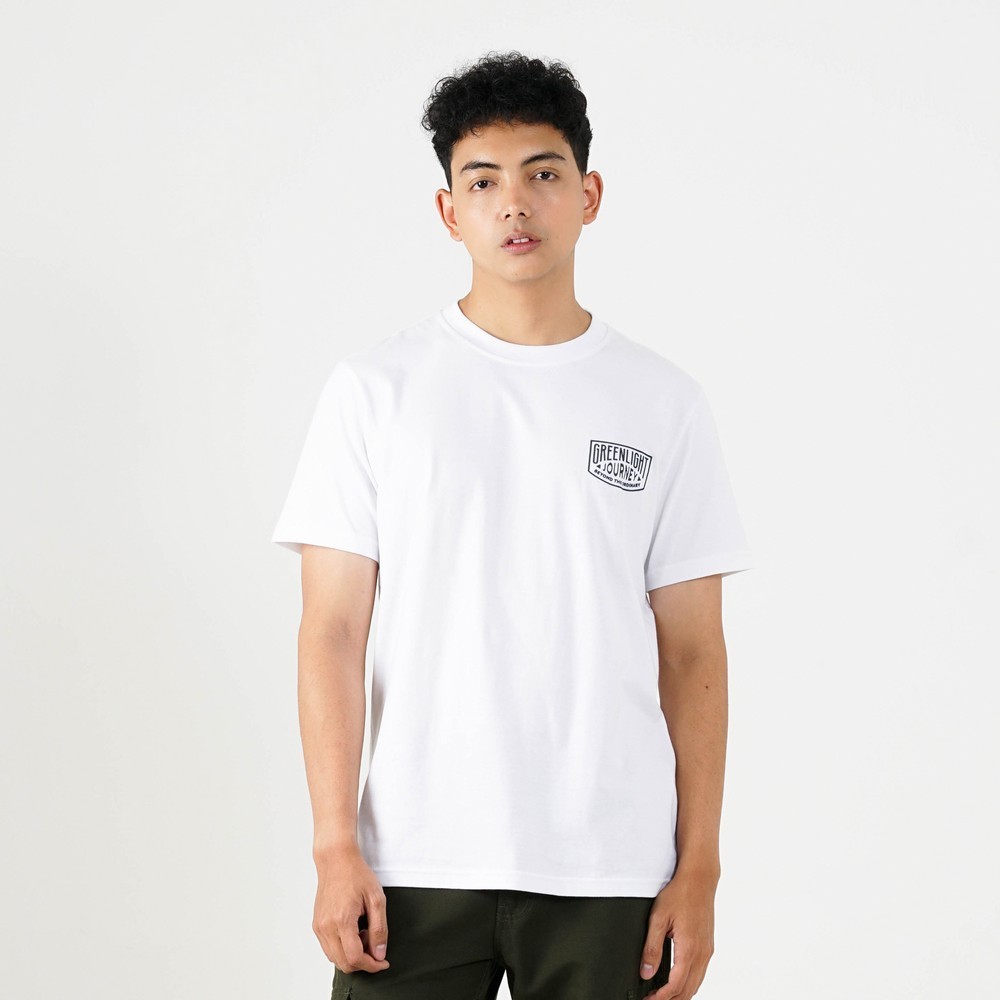 ORI Greenlight Kaos Pria Lengan Pendek Regular Fit Katun GL Journey OL-C090425