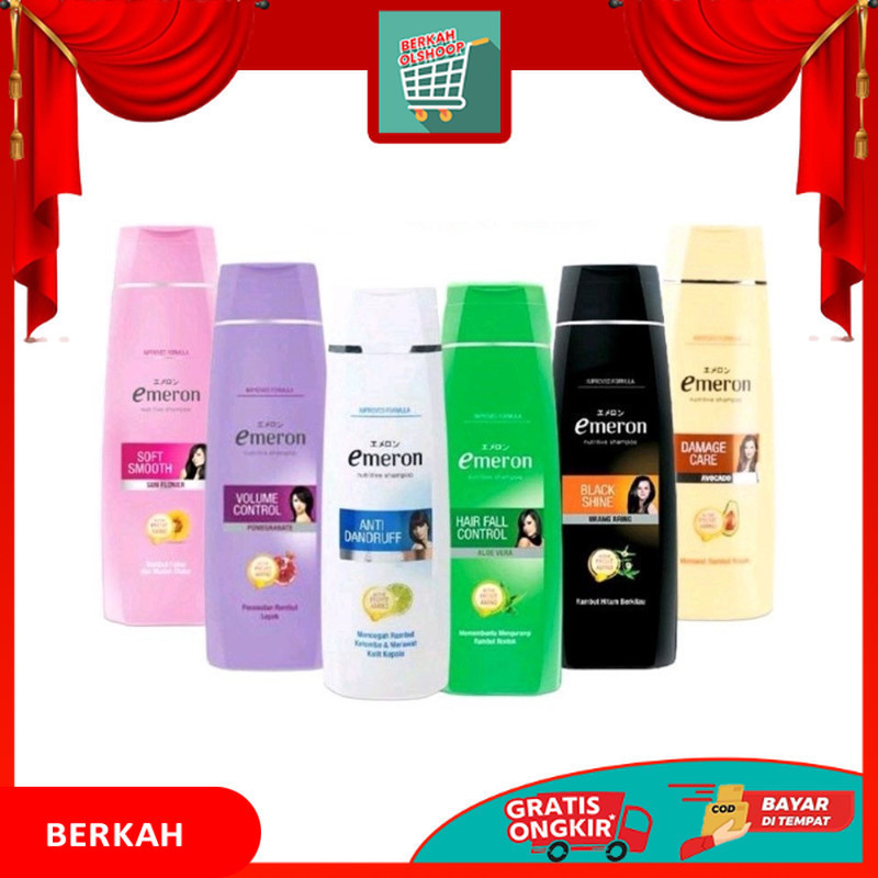 EMERON HIJAB SHAMPOO 170ML | EMERON SHAMPOO | EMERON BLACK SHINE | EMERON PINK SHAMPOO BRH