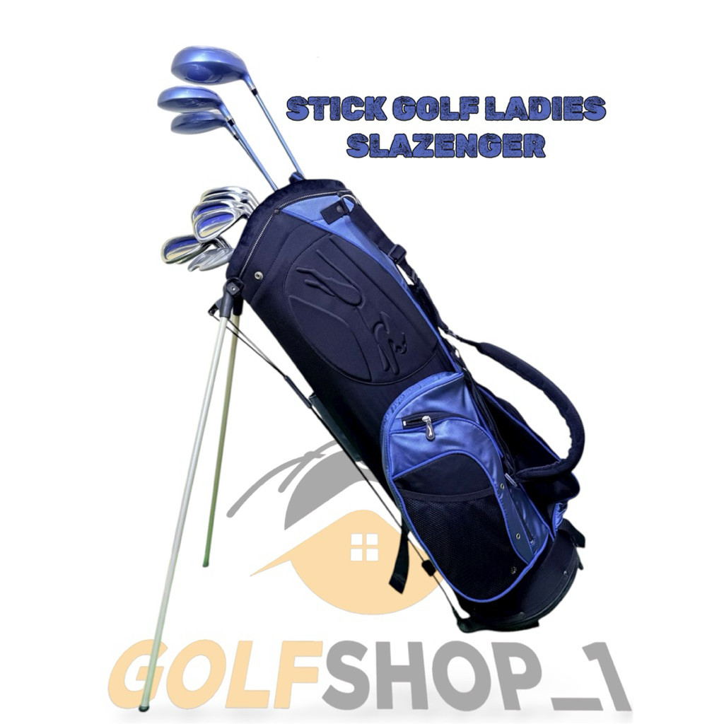 Stick Golf Ladies Slazenger Ladies Second Original Shaft Graphite Flek Ladies Fullset Bag Golf - Set