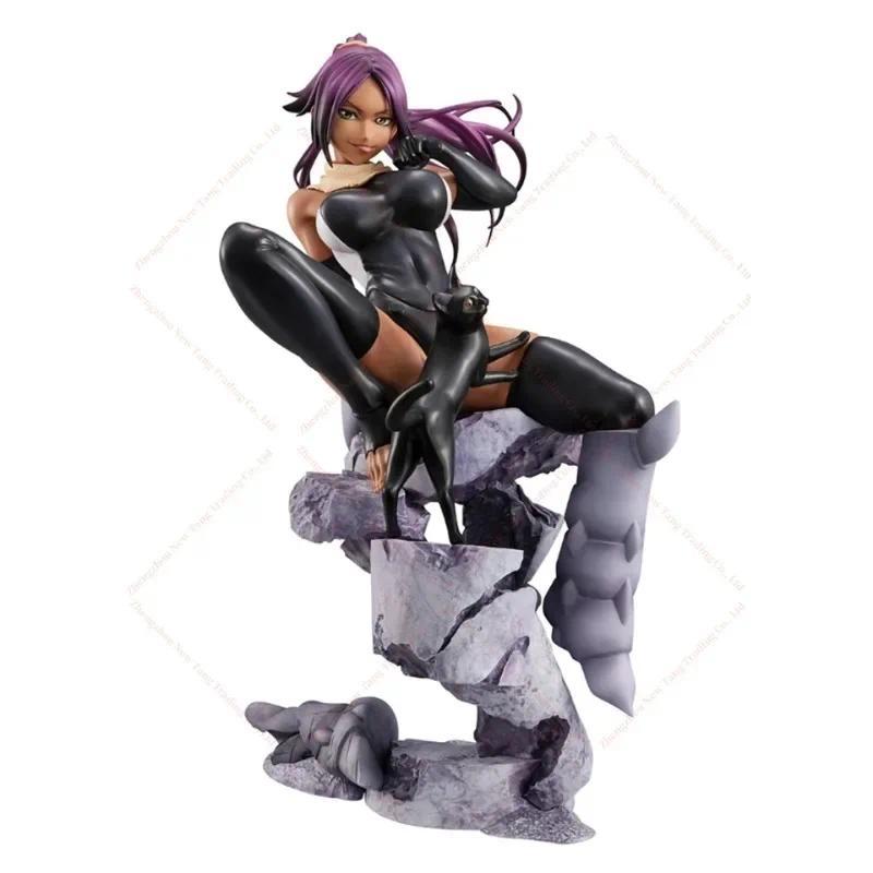 NONA MUDA' In Stock Original Megahouse Bleach 20cm Shihouin Yoruichi Animation Model Action Figure T
