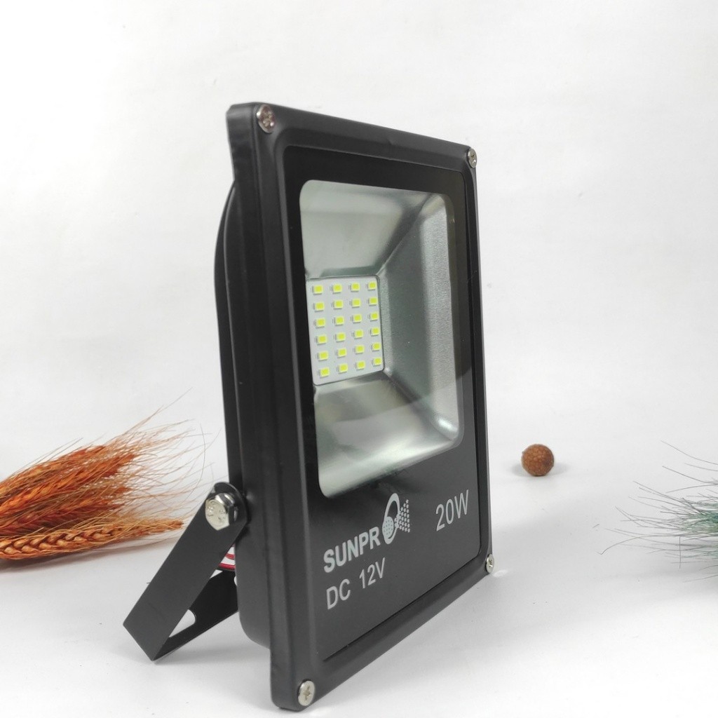 NEW Lampu Tembak 20Watt Floodlight 12V IP66 Sunpro S - 902 Cahaya Putih | Lampu Sorot LED DC 12V ORI
