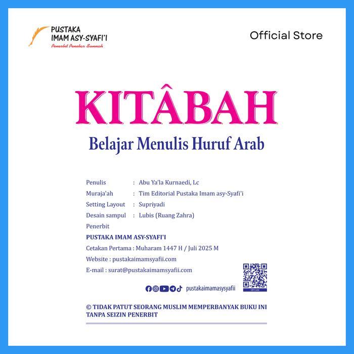Pustaka Imam Syafii - Buku Kitabah Belajar Menulis Huruf Arab