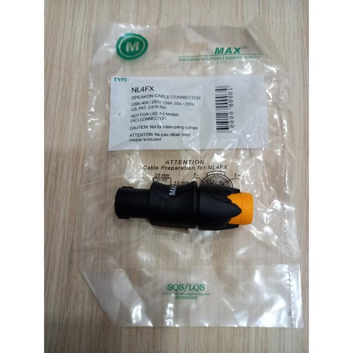 jack speakon merek max kwalitas bagus