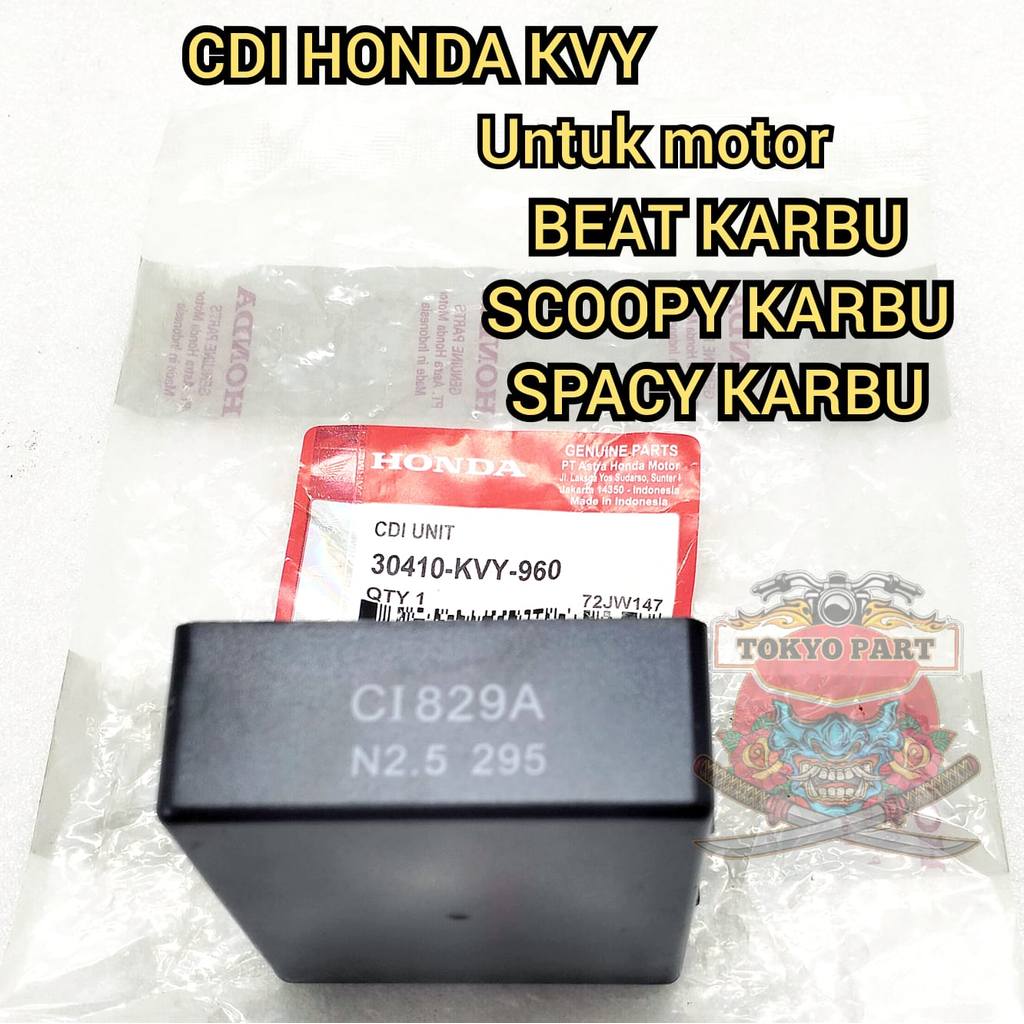 CDI HONDA KVY KUALITAS ASLI ORIGINAL HONDA UNTUK MOTOR BEAT KARBU SCOOPY KARBU SPACY KARBU