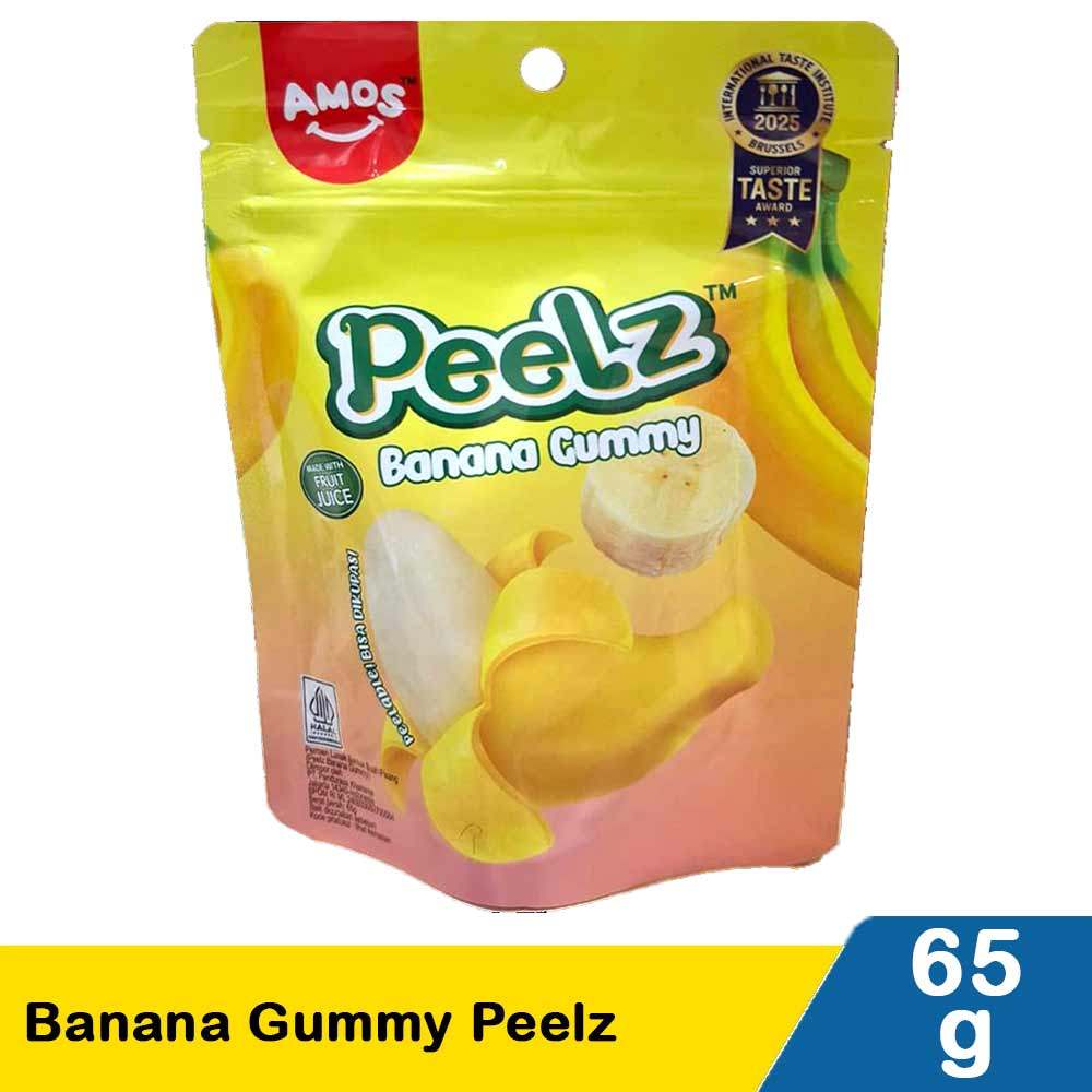 AMOS BANANA GUMMY PEELZ  65g