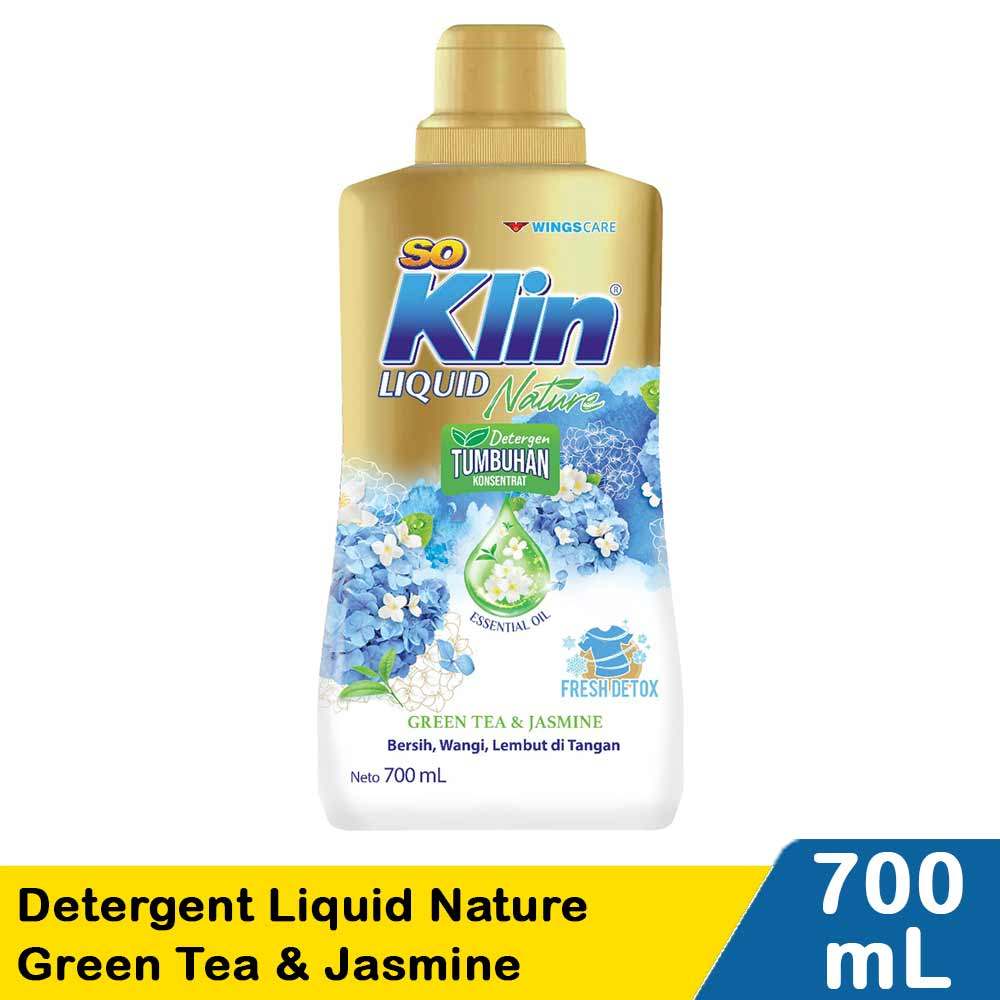 SO KLIN DETERGENT LIQUID NATURE GREEN TEA&JSMNE 700ml