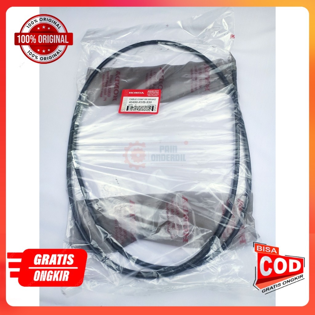 kabel rem belakang beat kabel rem belakang vario KVB onderdil motor part Ori