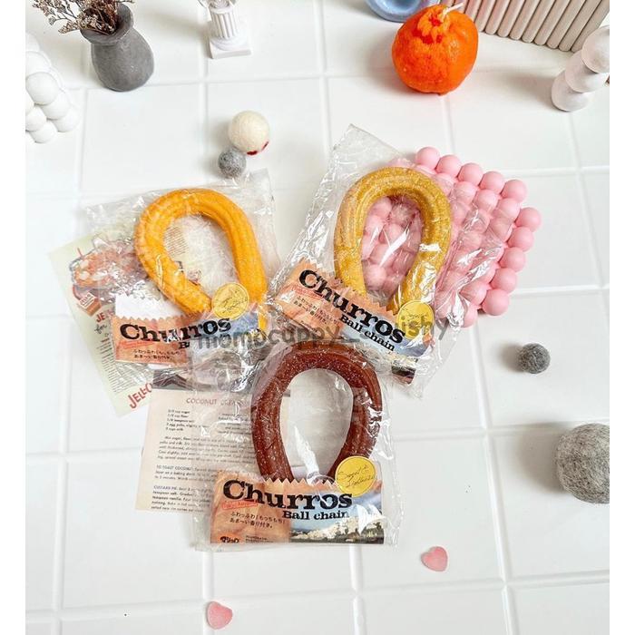 SQUISHY RARE CHURROS BALLCHAIN BY TOKYO AOYAMA JAPAN