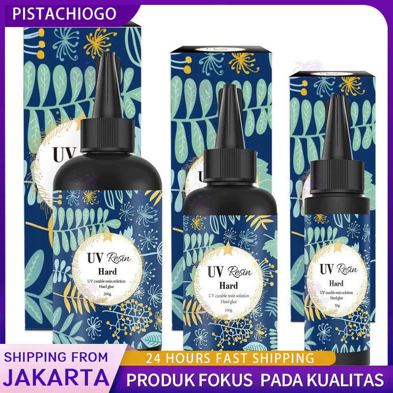 Resin UV Bening/ UV Resin Hard/ Resin UV DIY - 60/100/200g