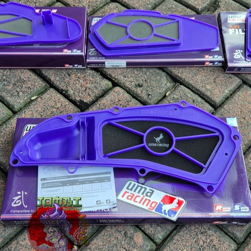 (pangeran01) FILTER UDARA UMA RACING VARIO 160 PCX 160 ADV 160 STYLO 160 ORIGINAL UMA RACING MALAYSI