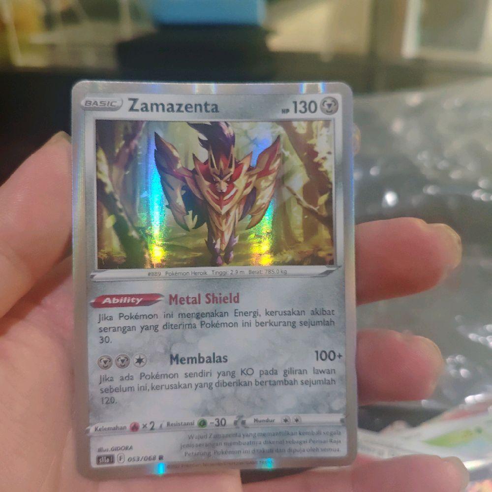 Zamazenta s11a R 053/068 Kartu Pokemon TCG Original