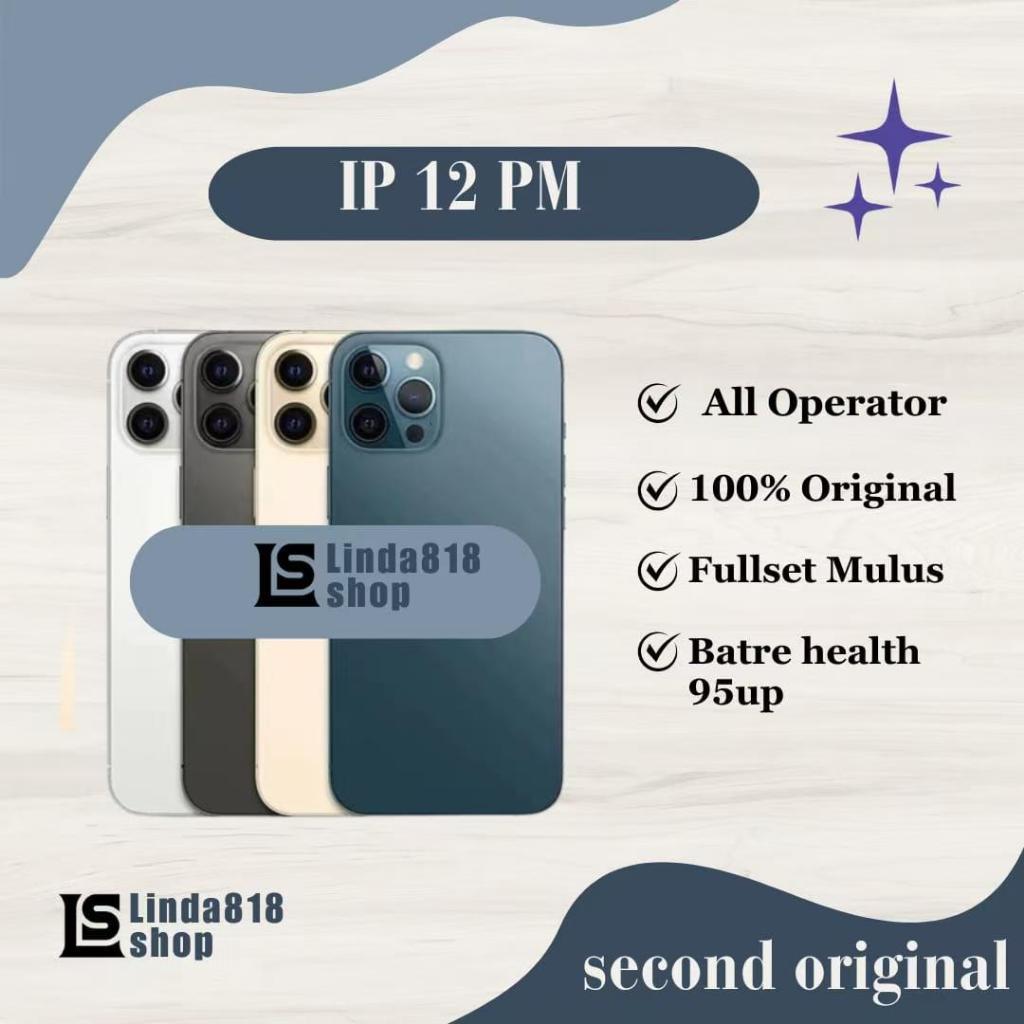 IPHONE 12 Pro Max 256GB 128GB SECOND ORI FULLSET MULUS