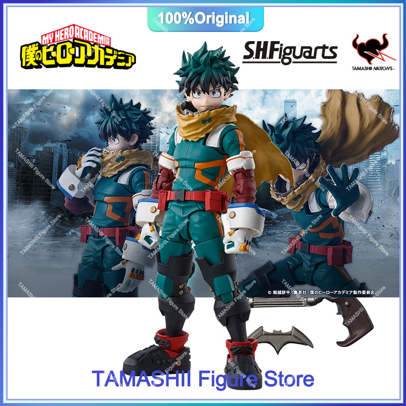 Original Bandai S.H.Figuarts SHF Izuku Midoriya My Hero Academia PVC Action Figures Collection Model