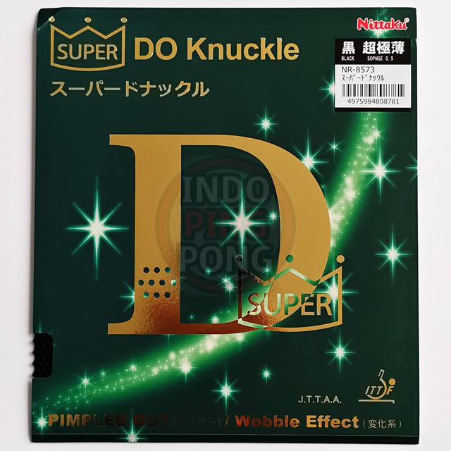 Nittaku Super DO Knuckle 0.5 1.0 1.5 Middle Super Thin Medium Pips Bintik Serang Semi Tipis