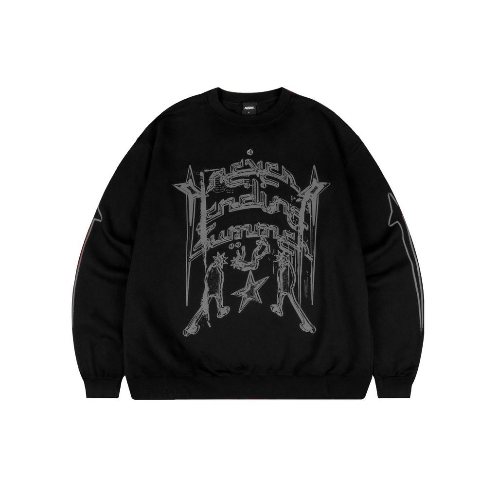 NRDN Clothing Cotton Fleece 280gsm CREWNECK OVERSIZE LEZO