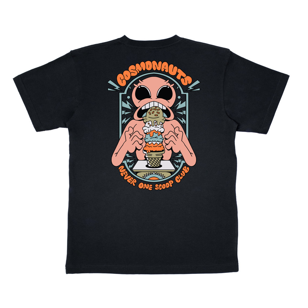 <Kaos Katun> Cosmonauts - Alien Scoop Tee