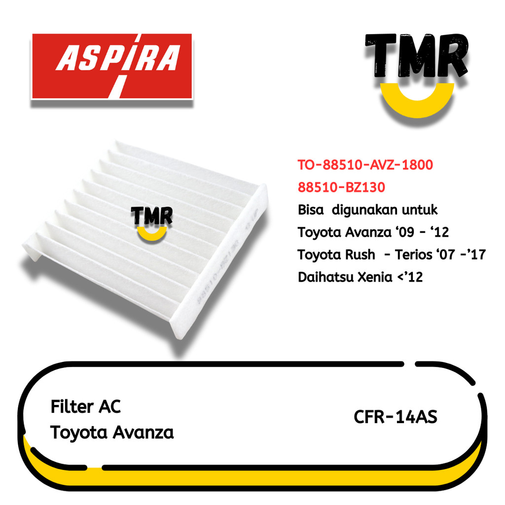 Kabin Filter AC Toyota Avanza tahun 2009 - 2012 Aspira