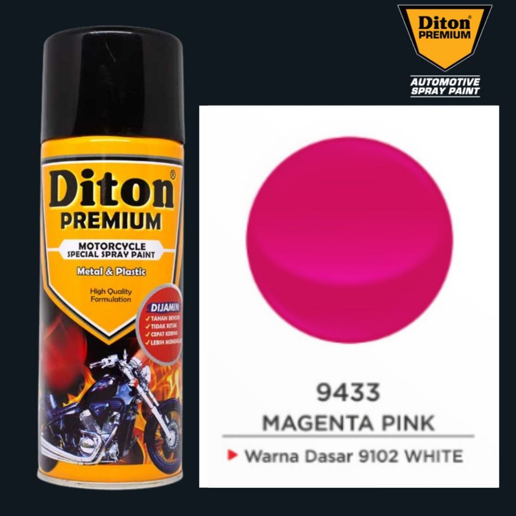 DITON PREMIUM 400CC CAT SEMPROT 9433 WARNA MAGENTA PINK PYLOX MAGENTA PINK -  BERKAH JAYA ELEKTRONIK