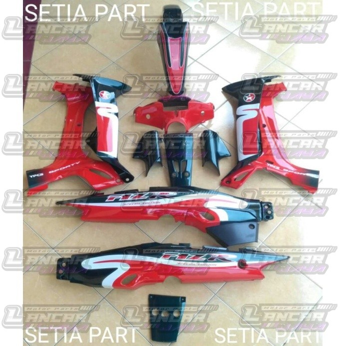 Cover Body Fizr F1zr Caltex Hijau Merah Full Set Halus Cover Bodi Yamaha Fiz r hijau merah