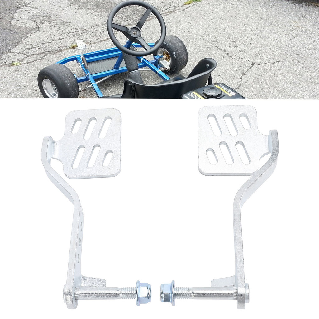 Go Kart Pedals with 71 Inch Throttle Cable Steel Go Cart Brake Throttle Pedal Replacement for Carter