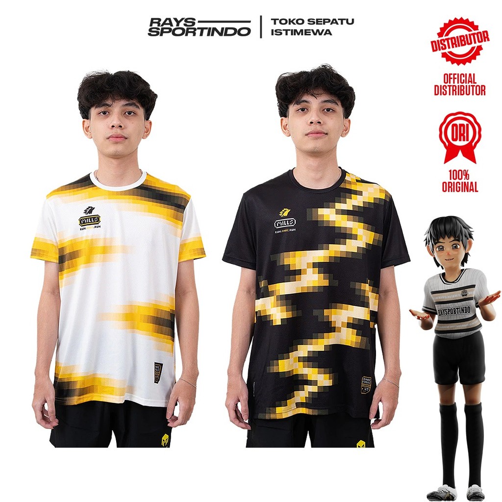 JERSEY MILLS ONIC NOSTALNIC RUNNING T-SHIRT ORIGINAL