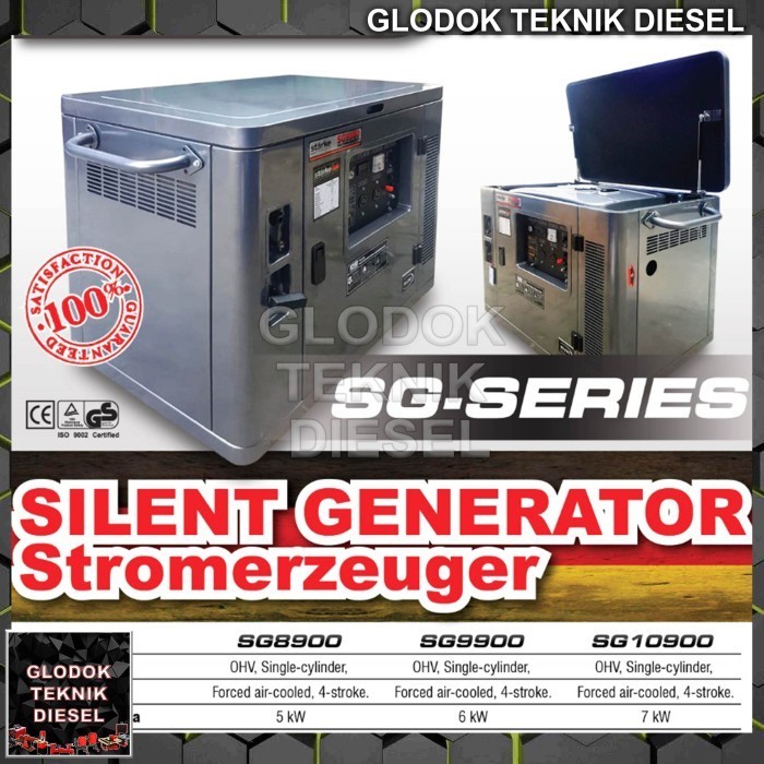 IRH STARKE Generator Genset Silent 5500 5000 Watt SG 8900 BENSIN ORIGINAL