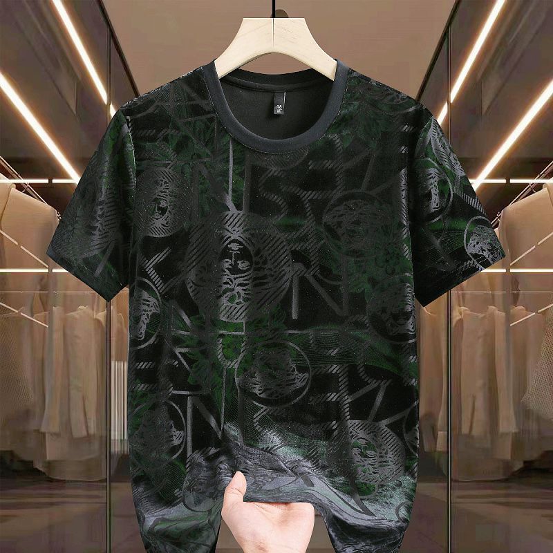 Kaos Lengan Pendek Sutra Es Pria Baru