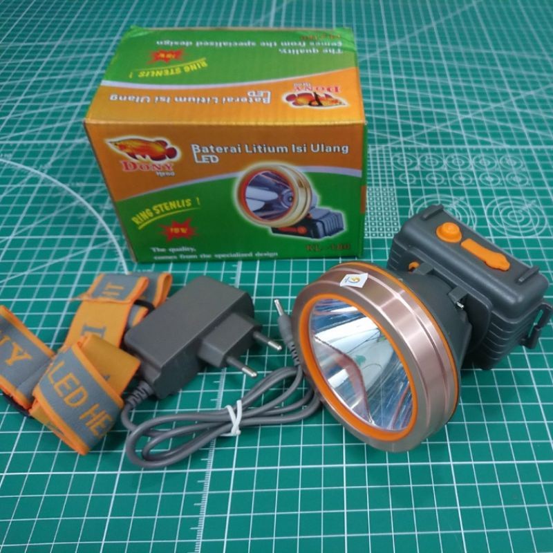 Senter Kepala Dony 15 Watt Cahaya Putih Dony KL 180