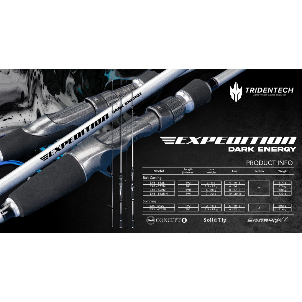 ROD BC TRIDENTECH EXPEDITION DARK ENERGY