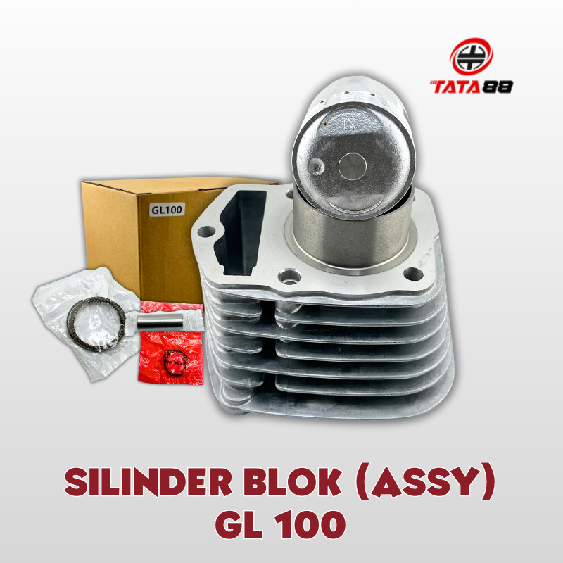 SILINDER BLOK ASSY GL 100 – CYLINDER BLOK BORING SEHER SET GL PLATINUM 100 125 GL CDI 124CM