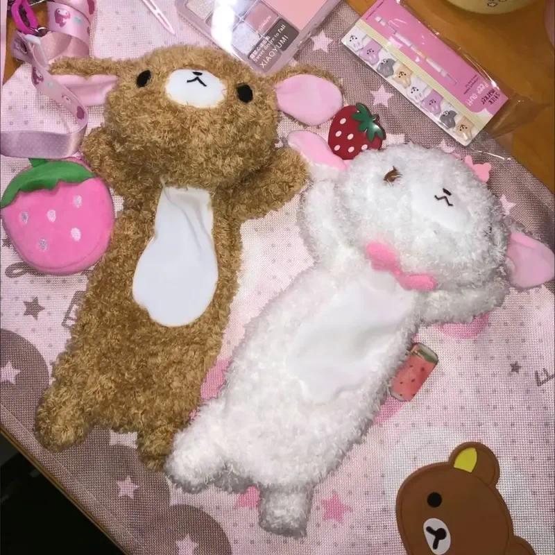 Kawaii Sanrio Sugarbunnies Pencil Bag Student Desktop Storage Stationery Bag Birthday Gift