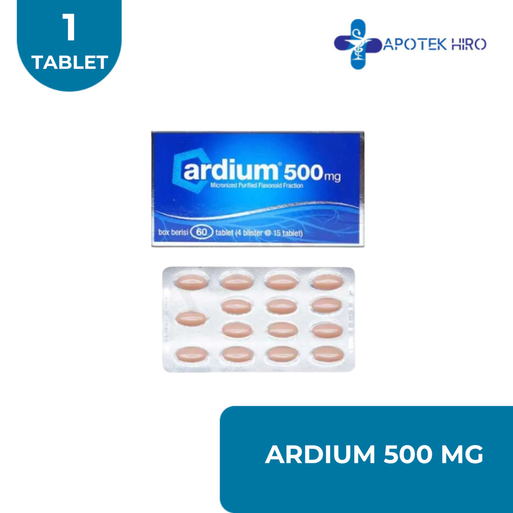 Ardium 500 mg 1 Tablet - Wasir
