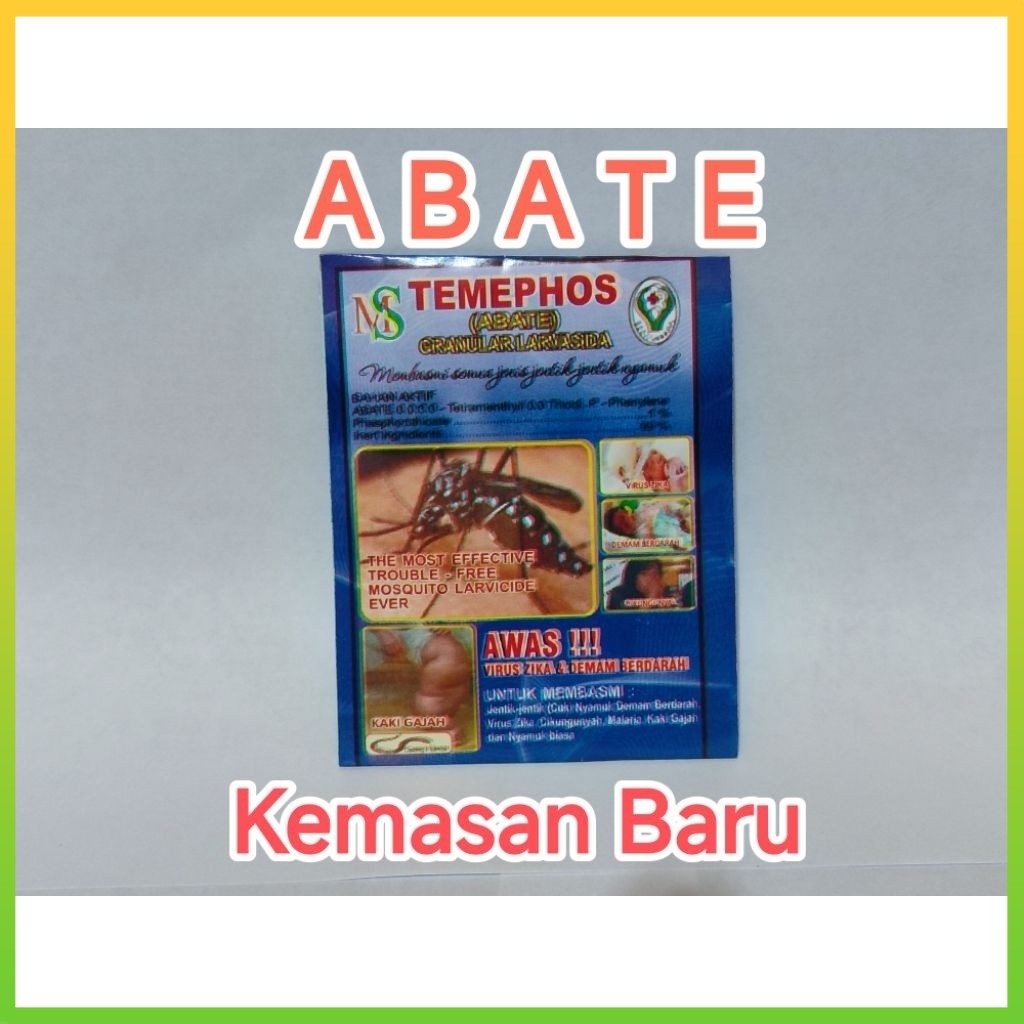 Abate Membunuh Jentik Nyamuk/Abate Obat Nyamuk Sachet 5 gram