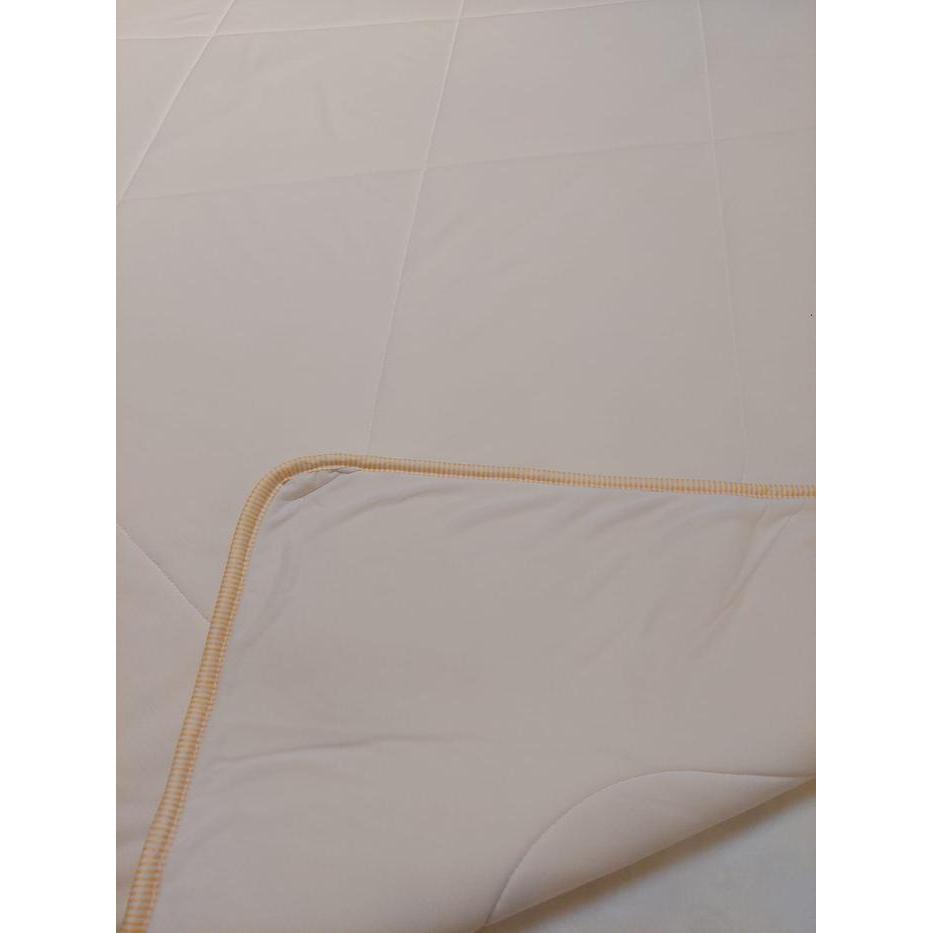 Dunlopillo Premium Mattress Protector Latex - 150x200, Cream Flower