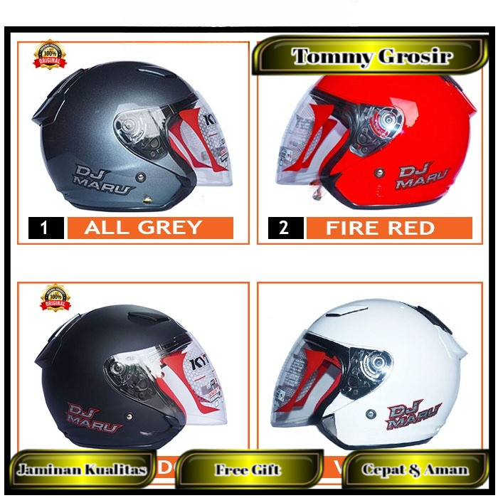 HELM / KYT / DJ MARU / HELM KYT / HELM KYT DJ MARU UNGU TERMURAH