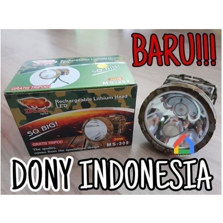 FLASH SALE Senter Kepala Dony MS-309 SO BIG / Dony Senter Kepala MS309 (30 Watt)