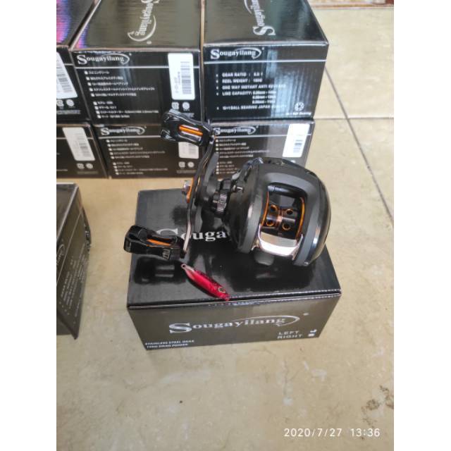 Ready Stok sougayilang camry reel baitcasting reel bc drag 10 kg