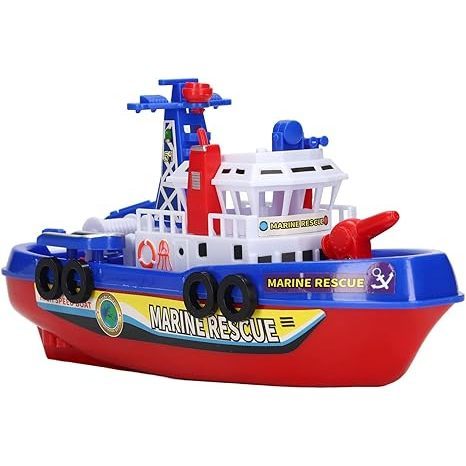 Mainan PERAHU LISTRIK Anak Mainan Kapal Laut Kapal Semprotan Air Musik Lampu