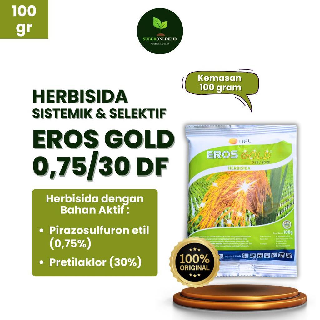 EROS GOLD UPL – Herbisida Pra dan Purna Tumbuh Untuk Padi Kemasan 100 gram