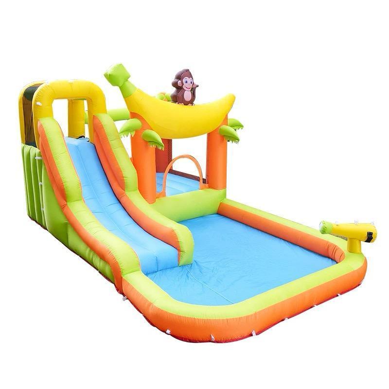 Happy Hop Rumah istana balon rumah balon inflatable toys perosotan anak inflatable bouncer jumping b