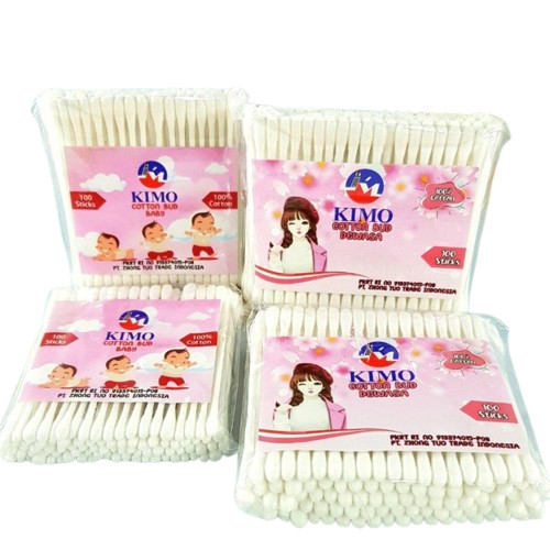 Grosir 12pack Cotton Bud Kimo Cotton Bud Premium
