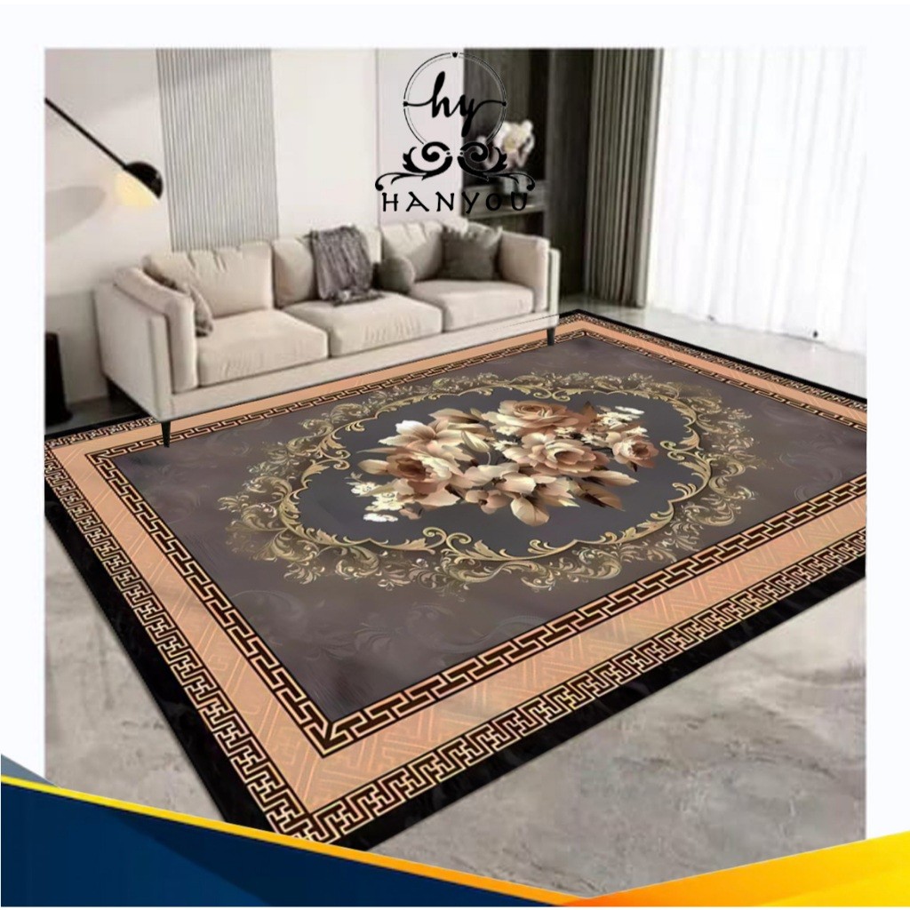 SALEHanyou - Karpet Eropa Polyester Tebal 5 Mm AestethicTERMURAH
